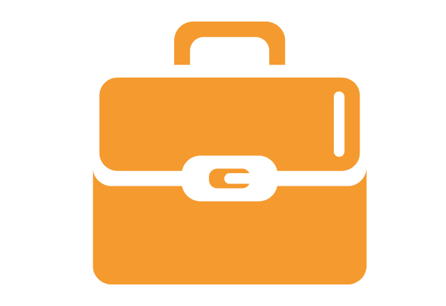 briefcase graphic icon